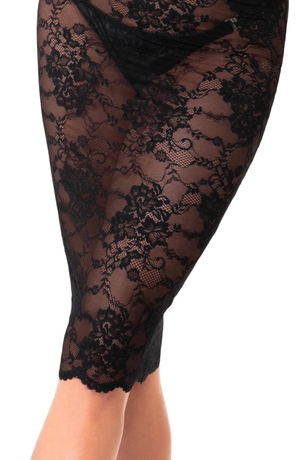 F338 Halblanges Kleid aus Spitze von Noir Handmade kaufen | Fesselliebe