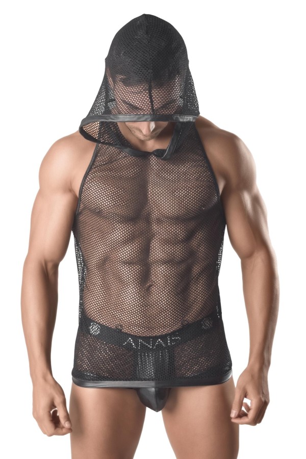 Herren Kapuzen-Netz-Shirt 054992 von Anais For Men kaufen | Fesselliebe