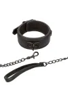 CALEXOTICS - NOCTURNAL HALSBAND & LEINE LEDER VERSTELLBAR SCHWARZ