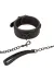 CALEXOTICS - NOCTURNAL HALSBAND & LEINE LEDER VERSTELLBAR SCHWARZ