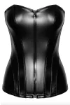 F334 Wetlook Corsagen-Top von Noir Handmade