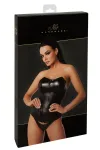 F334 Wetlook Corsagen-Top von Noir Handmade