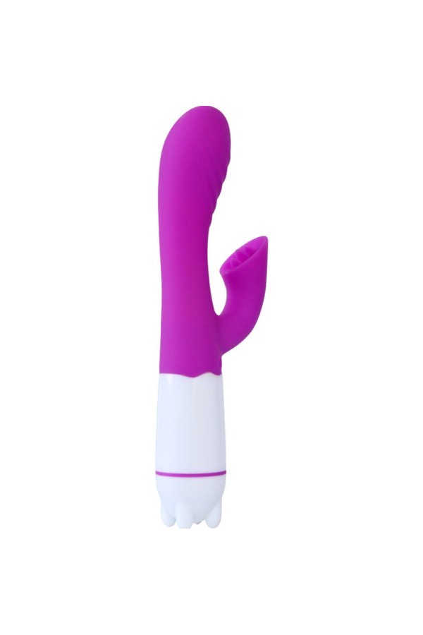 Glücklicher Vibrator & Stimulator mit Violetter wiederaufladbarer Zunge von Armony Vibrators kaufen | Fesselliebe