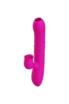 Fanny Multifunktions-Doppelzungenvibrator Fuchsia Wärmeeffekt von Armony Vibrators kaufen | Fesselliebe