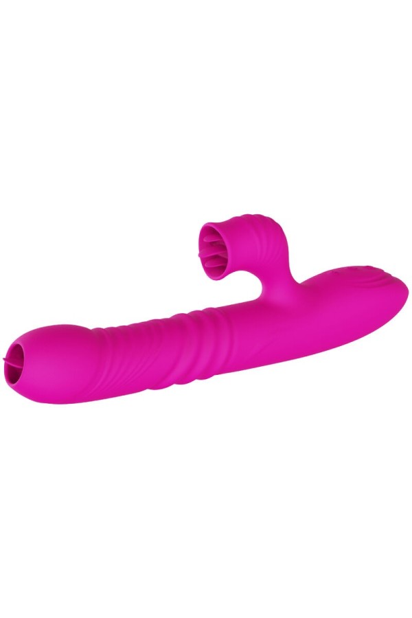 Fanny Multifunktions-Doppelzungenvibrator Fuchsia Wärmeeffekt von Armony Vibrators kaufen | Fesselliebe