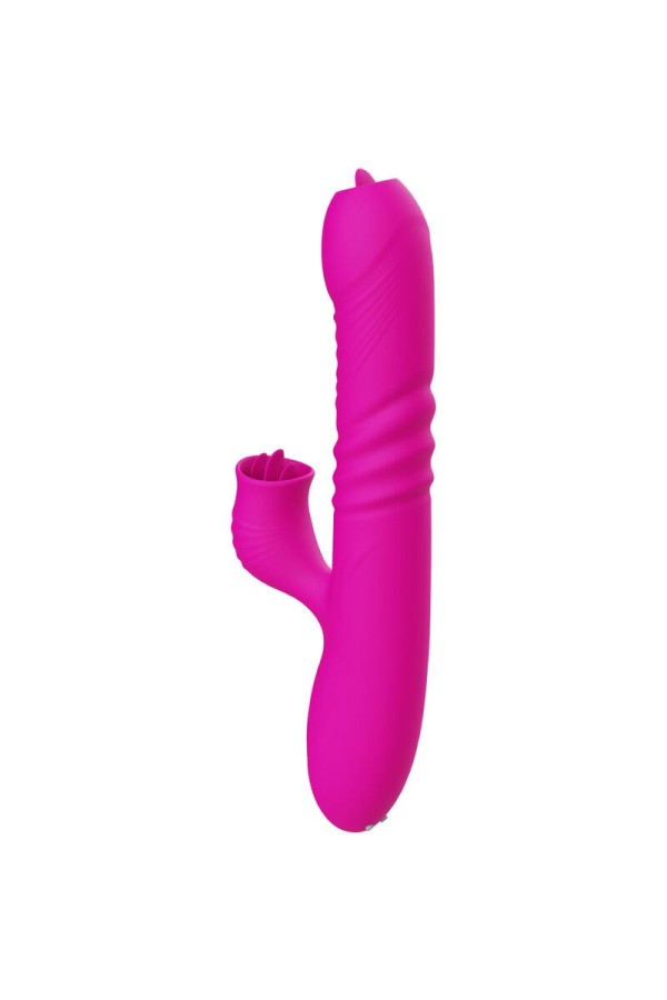 Fanny Multifunktions-Doppelzungenvibrator Fuchsia Wärmeeffekt von Armony Vibrators kaufen | Fesselliebe