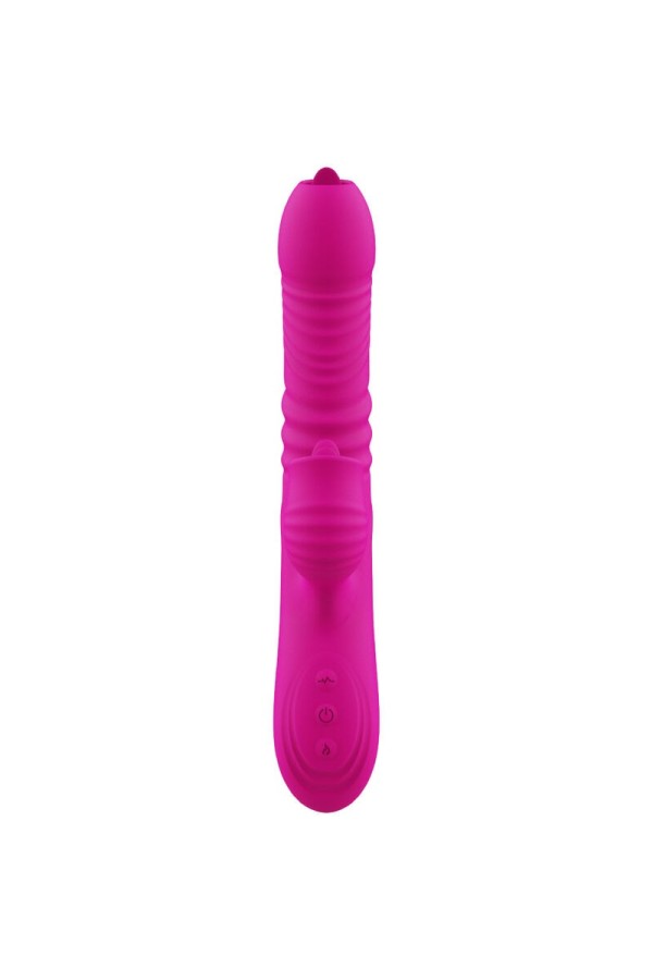 Fanny Multifunktions-Doppelzungenvibrator Fuchsia Wärmeeffekt von Armony Vibrators kaufen | Fesselliebe