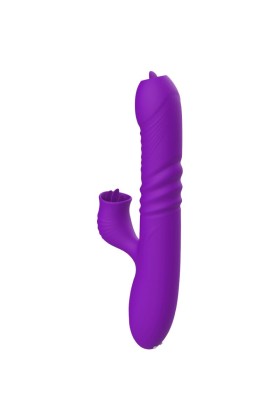 Vollstndiger G-Punkt-Kaninchenvibrator mit Stimulierendem Zungenvioletten Wärmeeffekt von Armony Vibrators kaufen | Fesselliebe