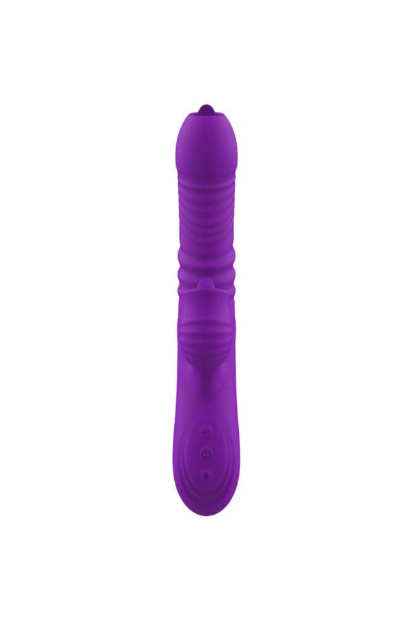 Vollstndiger G-Punkt-Kaninchenvibrator mit Stimulierendem Zungenvioletten Wärmeeffekt von Armony Vibrators kaufen | Fesselliebe