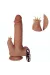 REALISTISCHER VIBRATOR & STOßDILDO MIT ZUNGENSTIMULATOR-WRMEEFFEKT 22 CM VON ARMONY