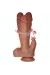 REALISTISCHER VIBRATOR & STOßDILDO MIT ZUNGENSTIMULATOR-WRMEEFFEKT 22 CM VON ARMONY