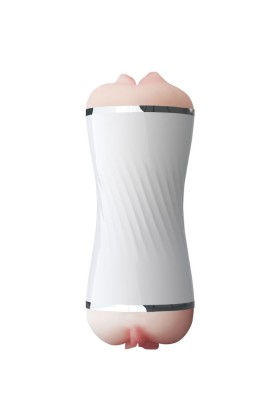 Doppelter Vagina- und Mund-Weißer Masturbator von Armony For Him kaufen | Fesselliebe