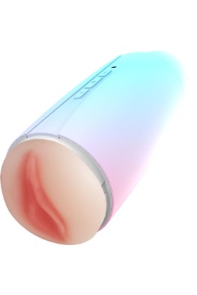 Rainbow Doppelter Vagina- und Mundvibrator-Masturbator von Armony For Him kaufen | Fesselliebe
