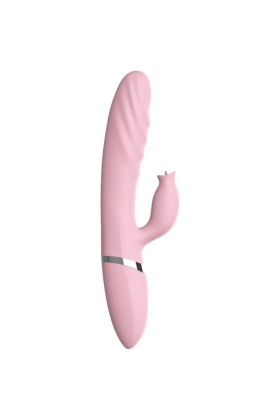 Vibrator & Stoßung mit Rosa Wärmeeffekt-Zunge von Armony Vibrators kaufen | Fesselliebe