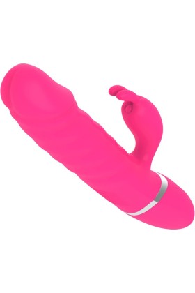 Böser Fuchsia-Kaninchen-Vibrator-Dildo von Armony Vibrators kaufen | Fesselliebe