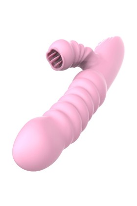 Multifunktionsvibrator mit Stimulierender Zunge, Wärmeeffekt, Rosa von Armony Vibrators kaufen | Fesselliebe