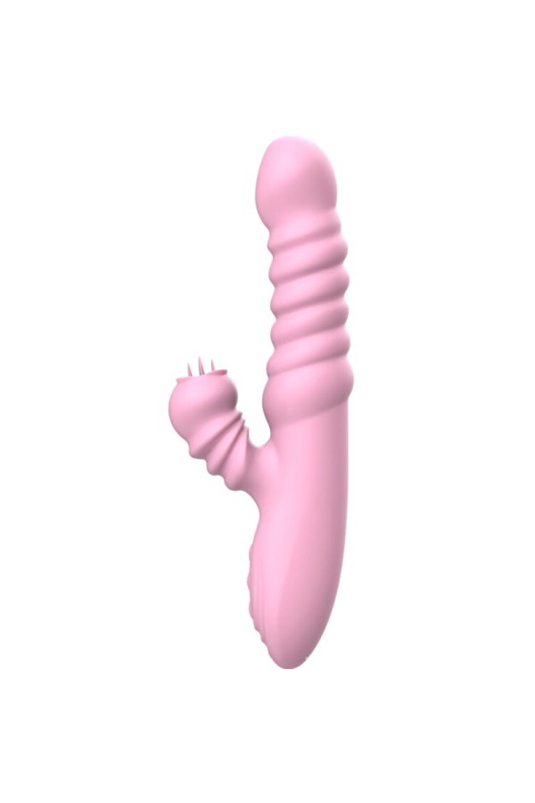 Multifunktionsvibrator mit Stimulierender Zunge, Wärmeeffekt, Rosa von Armony Vibrators kaufen | Fesselliebe