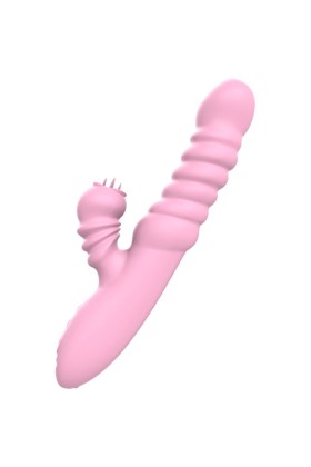 Multifunktionsvibrator mit Stimulierender Zunge, Wärmeeffekt, Rosa von Armony Vibrators kaufen | Fesselliebe