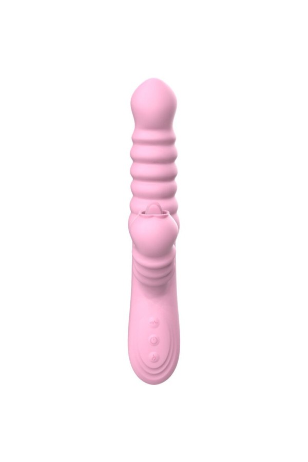 Multifunktionsvibrator mit Stimulierender Zunge, Wärmeeffekt, Rosa von Armony Vibrators kaufen | Fesselliebe