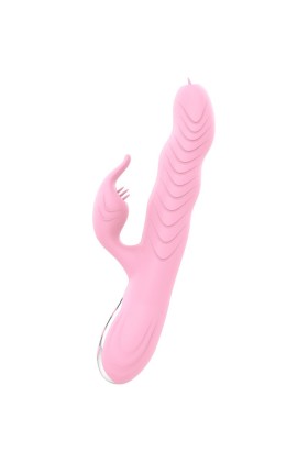 Marcia-Vibrator & Stoßender Doppelzunge-Wärmeeffekt Rosa von Armony Vibrators kaufen | Fesselliebe