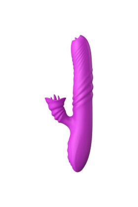 Angelia Multifunktionsvibrator Doppelzunge Violetter Wärmeeffekt von Armony Vibrators kaufen | Fesselliebe