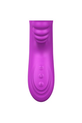Angelia Multifunktionsvibrator Doppelzunge Violetter Wärmeeffekt von Armony Vibrators kaufen | Fesselliebe