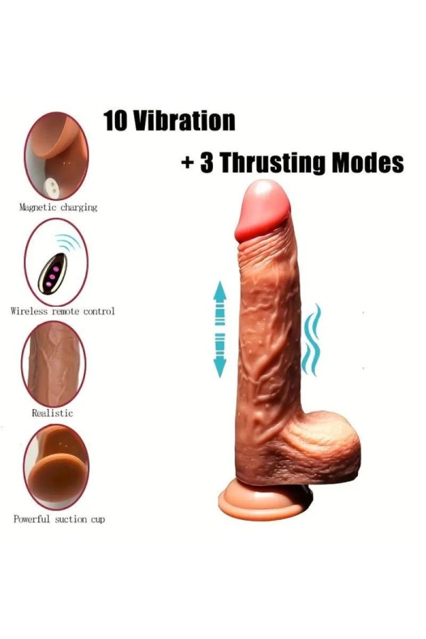 Realistischer Dildo-Vibrator mit Fernbedienung 22.5 cm von Armony Vibrators kaufen | Fesselliebe