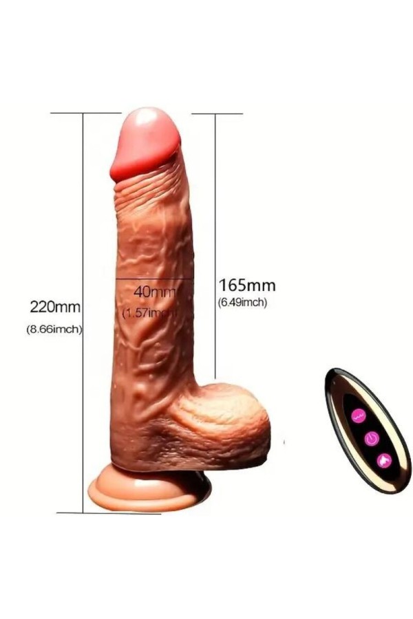 Realistischer Dildo-Vibrator mit Fernbedienung 22.5 cm von Armony Vibrators kaufen | Fesselliebe