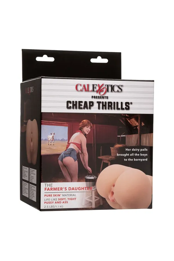 CALEXOTICS - THE FARMERS DAUGHTER DOPPELT REALISTISCHER MASTURBATOR, FLEISCH