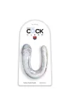 DOUBLE TROUBLE DOPPELDILDO 33 CM KLAR VON KING COCK