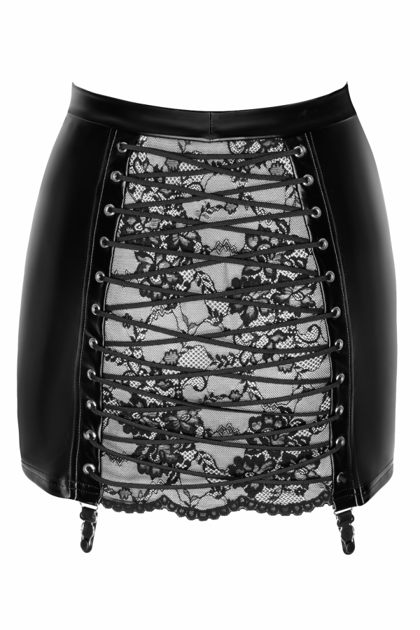 Minrock mit Schnürung F341 von Noir Handmade kaufen | Fesselliebe