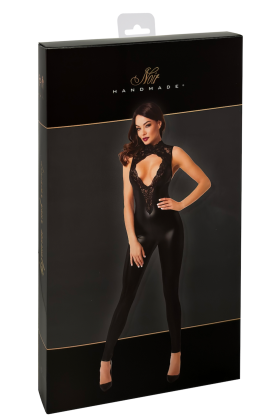 Wetlook Overall mit Spitzen Ausschnitt F342 von Noir Handmade kaufen | Fesselliebe