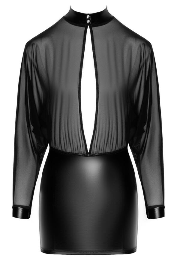 Tüll-Minikleid mit Wetlook F348 von Noir Handmade kaufen | Fesselliebe