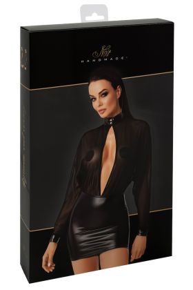 Tüll-Minikleid mit Wetlook F348 von Noir Handmade kaufen | Fesselliebe