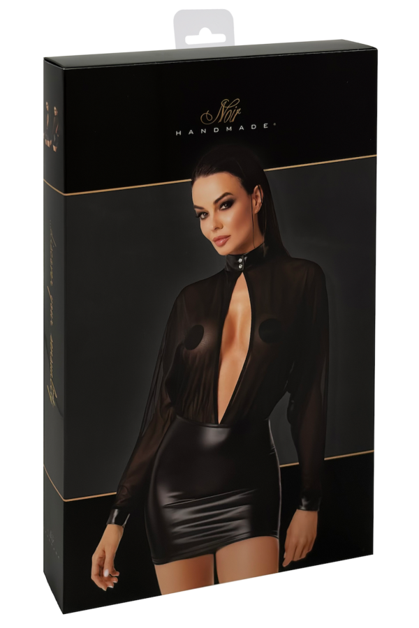 Tüll-Minikleid mit Wetlook F348 von Noir Handmade kaufen | Fesselliebe