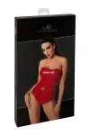 Wetlook Corsagen-Top rot F355 von Noir Hanndmade Orgia Collection