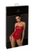 Wetlook Corsagen-Top rot F355 von Noir Hanndmade Orgia Collection