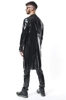 Halblanger Herren Lack-Mantel RMStefano by RFP nextGEN Collection kaufen | Fesselliebe