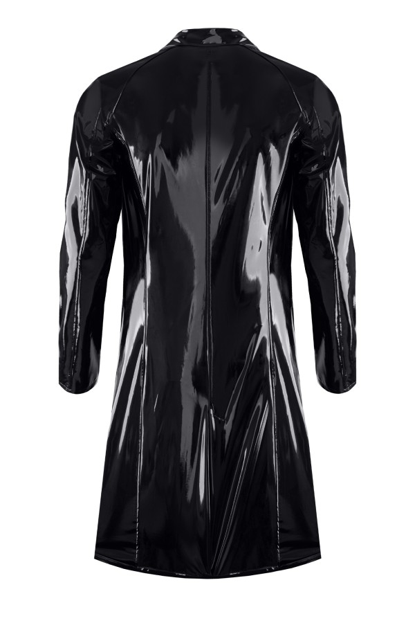 Halblanger Herren Lack-Mantel RMStefano by RFP nextGEN Collection kaufen | Fesselliebe