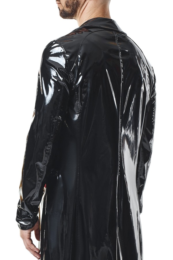 Halblanger Herren Lack-Mantel RMStefano by RFP nextGEN Collection kaufen | Fesselliebe