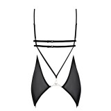 Schwarzes Chemise Claea von Anais Apparel Luxury Lingerie | Fesselliebe.de