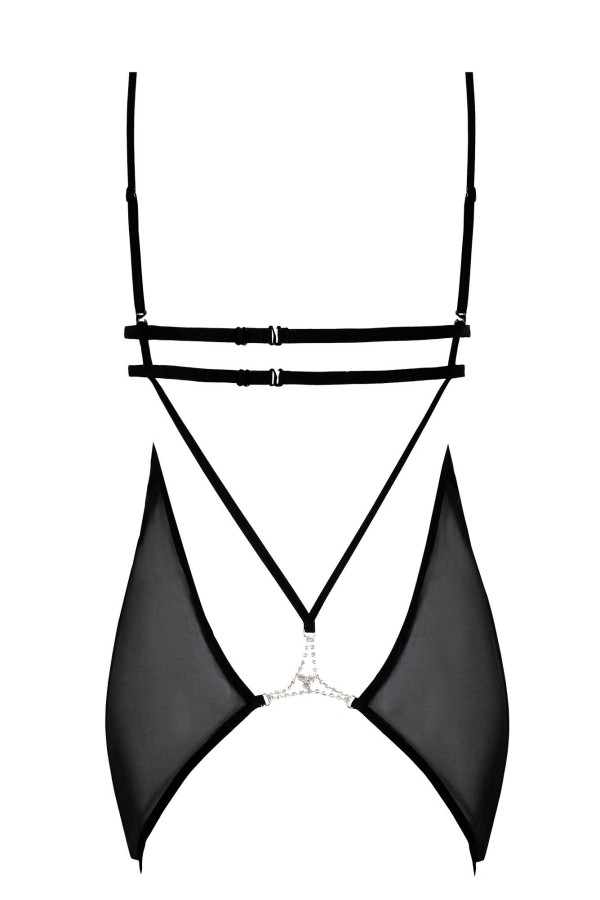 ♥ Schwarzes Chemise Claea von Anais Apparel Luxury Lingerie ♥ kaufen | Fesselliebe