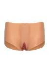 HIDDEN DESIRE - ALTER EGO OFFENER VAGINA- UND ARSCH-SLIP MIT MITTLERER TAILLE, HAUTFARBE