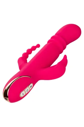 CALEXOTICS - JACK FANTASY DREIFACH BEHEIZTER VIBRATOR RABBIT ROSA