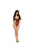 ♥ Evangelina Body schwarz-rot von Beauty Night Fashion ♥