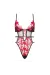 ♥ Evangelina Body schwarz-rot von Beauty Night Fashion ♥