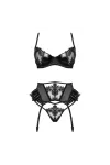 Rafaella 3-tlg. Dessous Set schwarz von Beauty Night Fashion