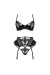 Rafaella 3-tlg. Dessous Set schwarz von Beauty Night Fashion