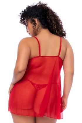 rotes Babydoll - MAL7559XRED von Mapalé kaufen | Fesselliebe