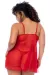 rotes Babydoll - MAL7559XRED von Mapalé